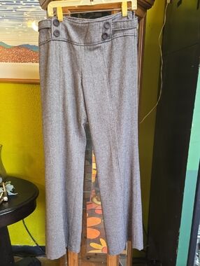 Sanctuary Brown Herringbone Pants with Multicolor Fleck